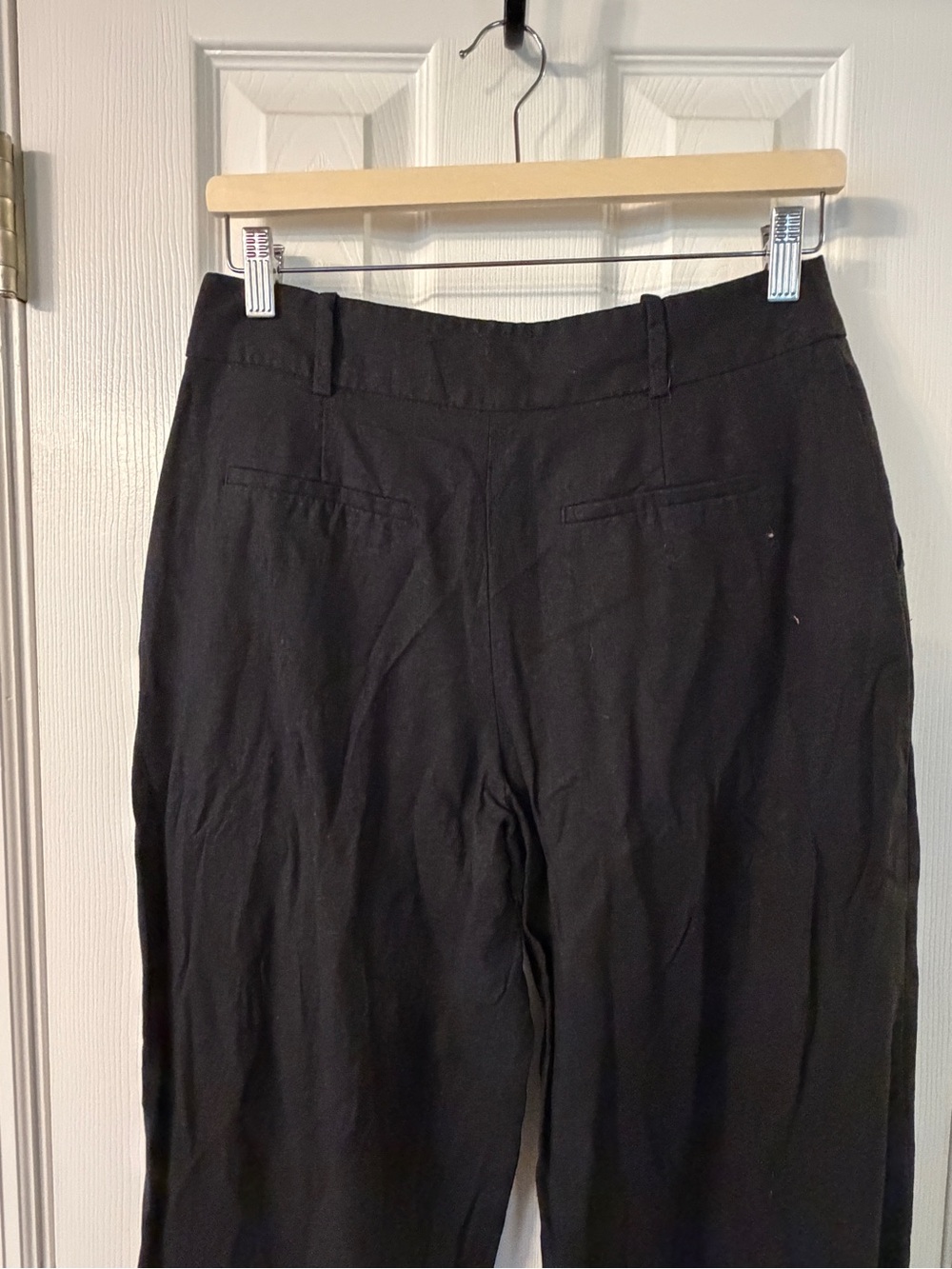Zara Black Cropped Ankle Pants - Picture 8 of 9